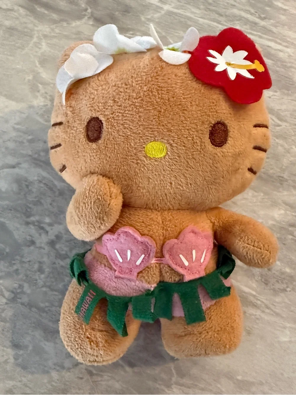 Hello Kitty Sanrio Plush 6” Hawaii Limited Edition Hula Kiss Kidcore-read Notes
